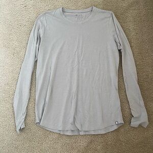 Figs grey long sleeve shirt. Size S.